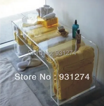ONE LUX Crystal Acrylic coffee table/ lucite end table/bed table/home furniture/living room furniture/acrylic furniture
