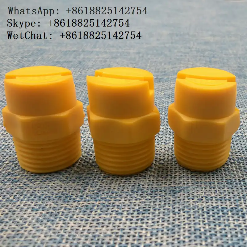 Flat fan shaped spray nozzle, 1/8" 1/4" 3/8" 1/2" plastic vee jet flat
