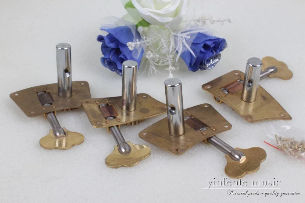  New Upright Double Bass Peg Metal Brass String winder machine Head String Adjuster