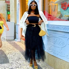 Летняя длинная Плиссированная Юбка-миди с высокой талией Асимметричная юбка Jupe Femme, Женская юбка-бандаж, Женская юбка Falda Kawaii, юбка для маленьких девочек