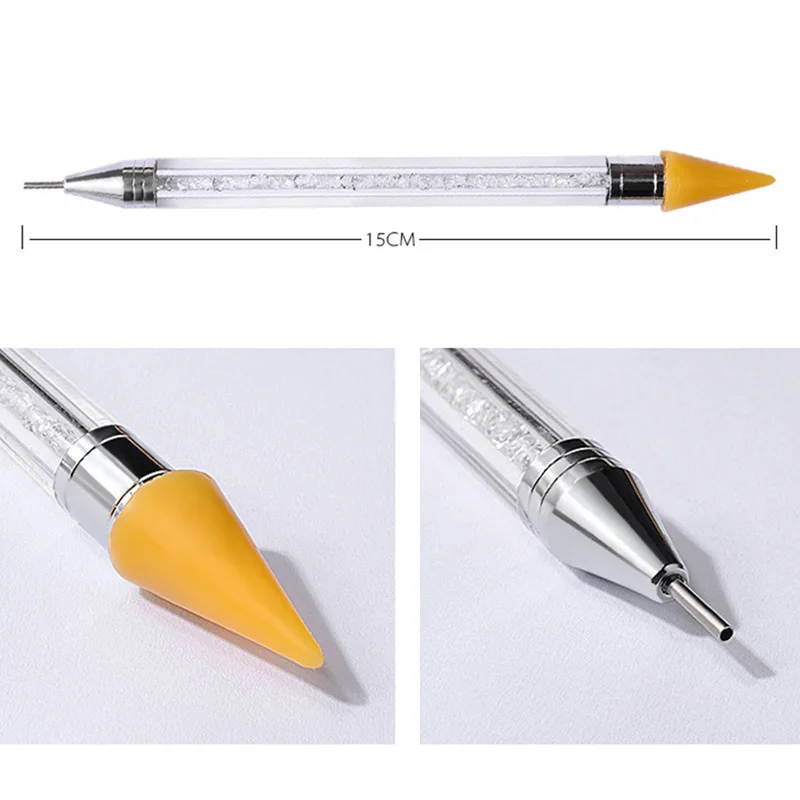 Nail Rhinestone Picker Dotting Pen, Wax Pencil for Rhinestones