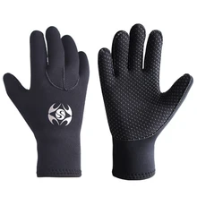 3 мм неопреновые перчатки для плавания и дайвинга зимний теплый костюм для подводной охоты мужские и женские перчатки