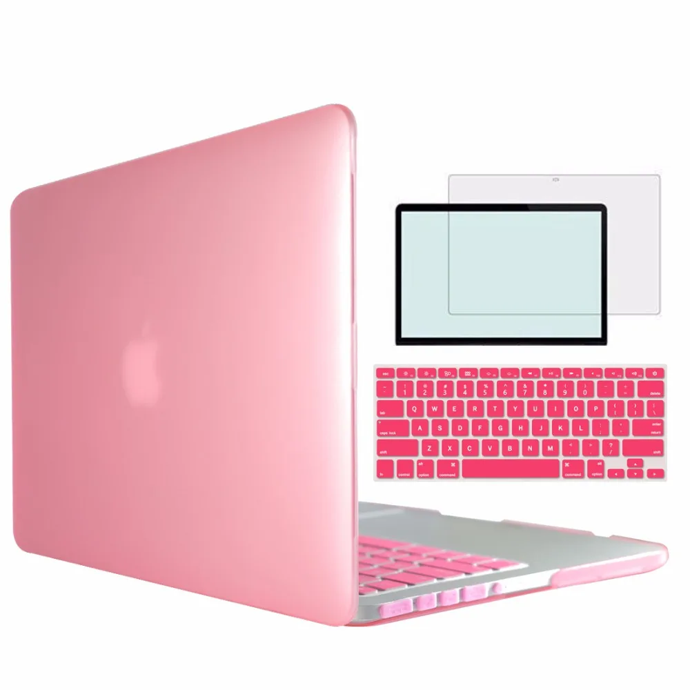 Прозрачный и матовый чехол с защелкой для Macbook Pro 15 4 дюймов дисплеем Retina A1398 2012 2015