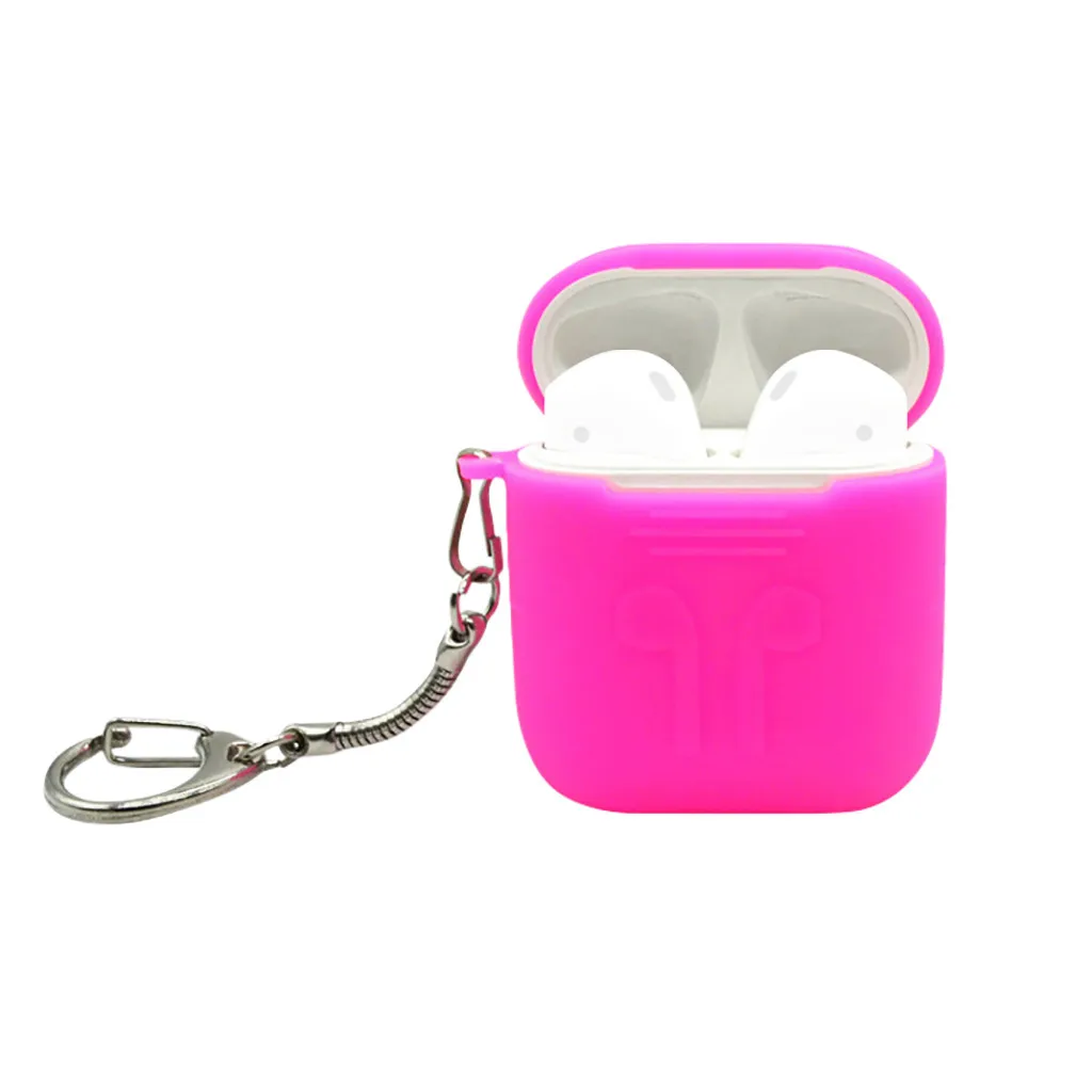 Silicone Anti-lost Protective Cover Skin Case for Apple AirPods with Ear Hook Protection For Apple Air Pods Without Earphones +