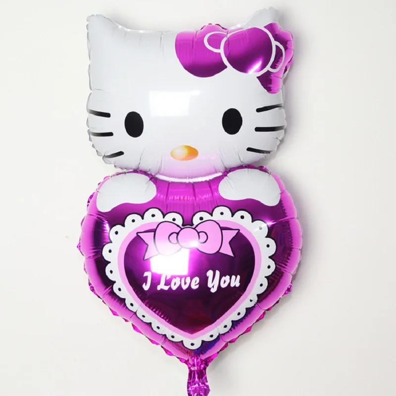 

Kitty Cat Baloon Birthday Party Decoration Balloons Wedding Foil Balloons Kitty Cat Baloon Toys Balloons 74*48cm