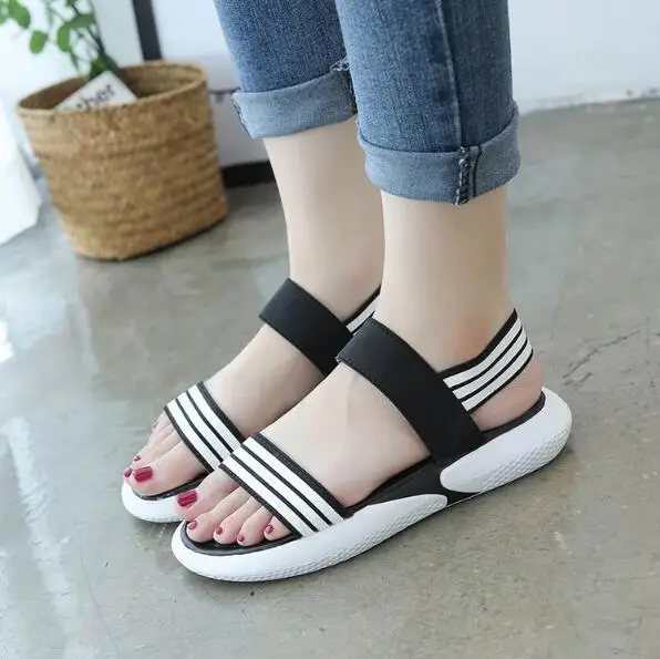 new Fashion Women Sandals 2019 Breathable Comfortable Shopping Ladies Walking Shoes Summer Platform Sandal Shoes women **412