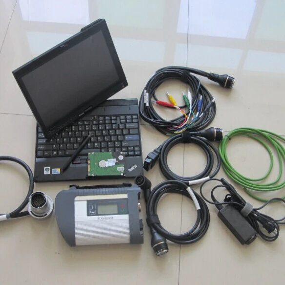 

Best quality mb star c4 sd connect with Newest V2019.07 software well installed x200t laptop diagnostic tool ready to use