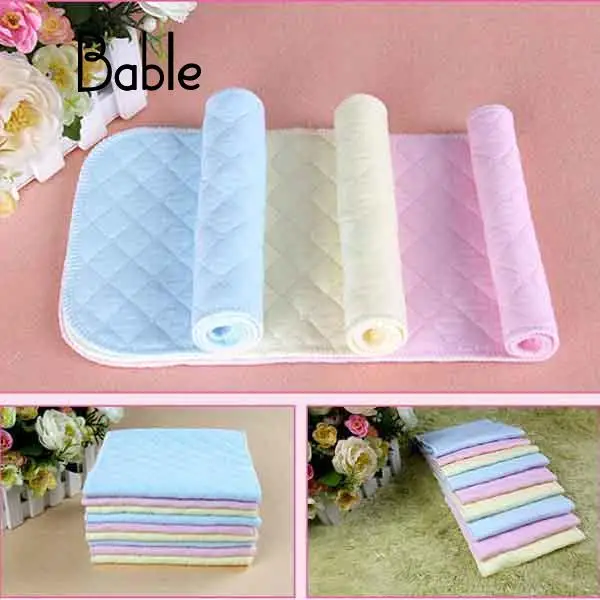 

Diaper Nappy Napkin Reusable Soft Cotton 3 Layer Newborn Baby Care Infant Mother Supplies Diapering