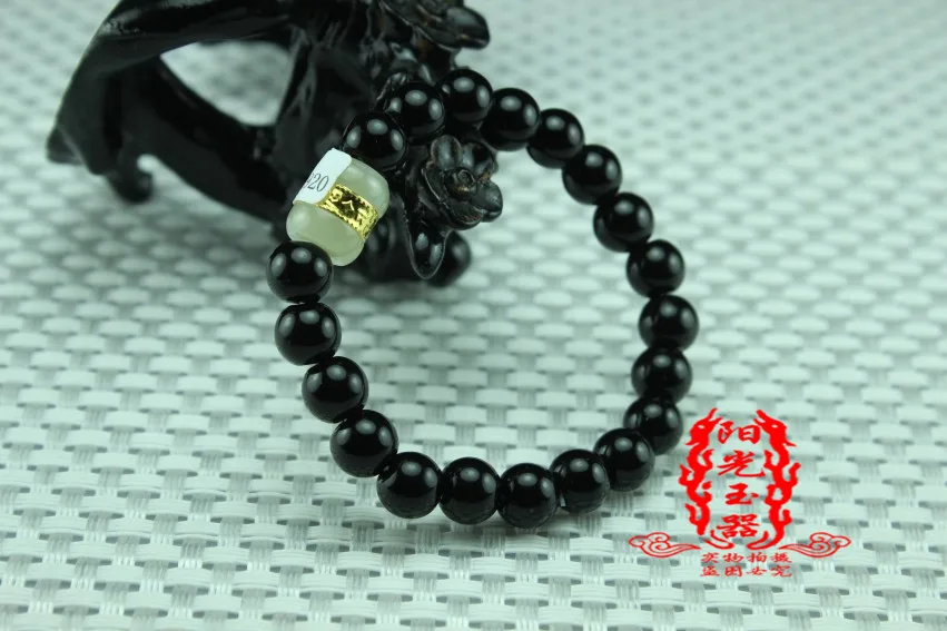 Браслет Hetian jade Black Onyx road link для влюбленных