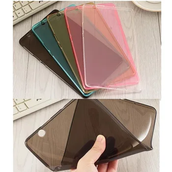 

100PCS/Lot Soft TPU Cover For Huawei M3 8.4 Rubber Transparent Protector Case By DHL