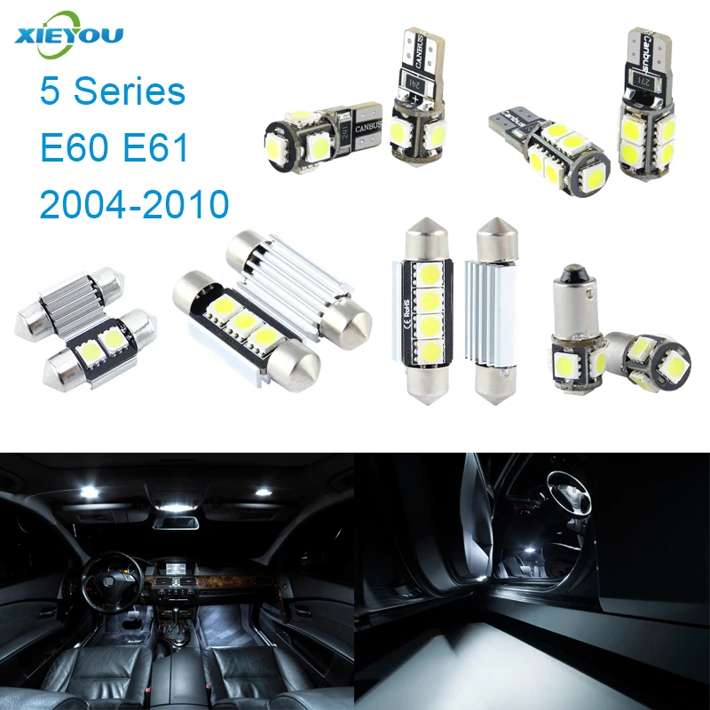 Светодиодная интерьерная с Canbus Lights Kit посылка 17 шт. для BMW E60 E61 (2004-2010) | Автомобили и