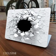 3D Crack Wall Laptop Skin Sticker Decal for Apple Macbook Sticker Pro Air Retina 11 12 13 15 inch Mac Protective Full Cover Skin