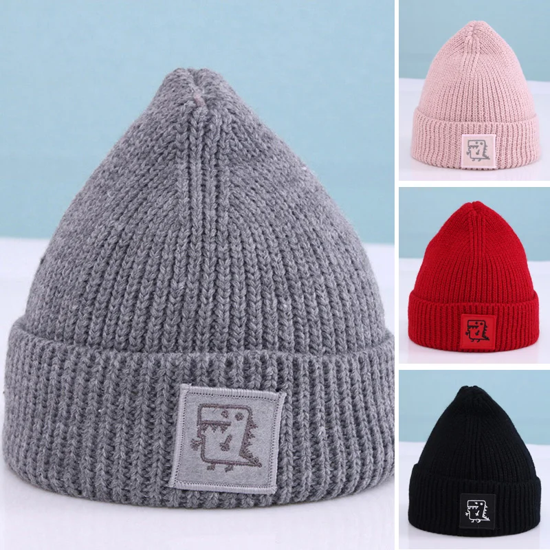 

Cute Cartoon Baby Hat Autumn Winter Baby Boys Girls Hat Knitted Infant Kids Hat Children Beanie Cap Casquette Enfant Muts