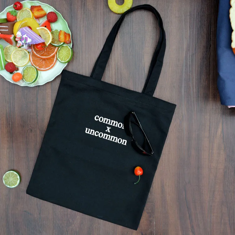 

Large Women Canvas Tote Bags Letter Printed Cloth Shopping Bag Female Handbag Casual Reusable Beach Bags For Women 2019 Purse