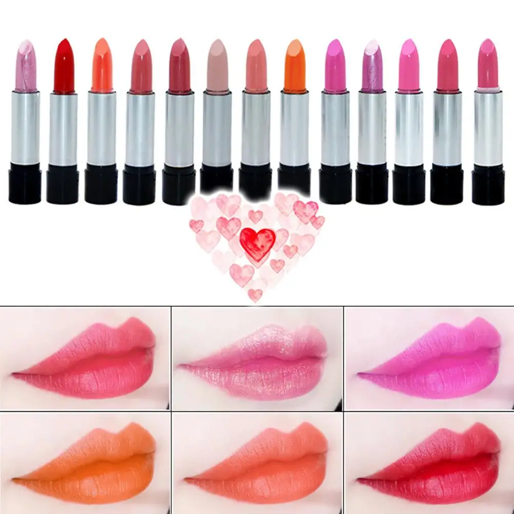 

Women Waterproof Long Lasting Lipstick Pencil Moisturizing Women Makeup Cosmetics