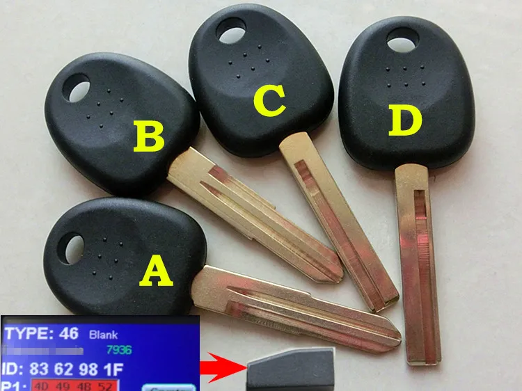 Hyundai uncut Kia HYN14 key blank