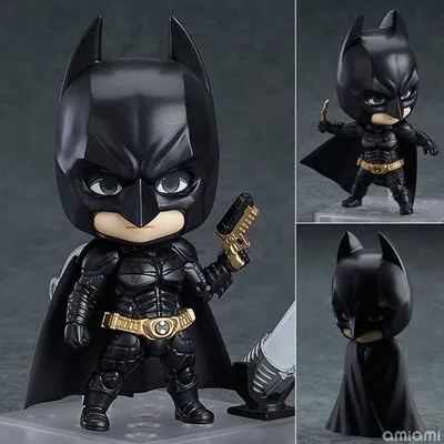 

Cute Nendoroid 469# Batman Q Version Face Changable PVC Action Figure Collectible Model Toy 10CM KT420