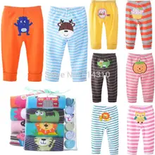 10 шт./партия, штаны для маленьких мальчиков и девочек штаны из полипропилена штаны для малышей детская одежда 4 предмета, штаны из полипропилена+ полотенца для детей от 0 до 12 месяцев