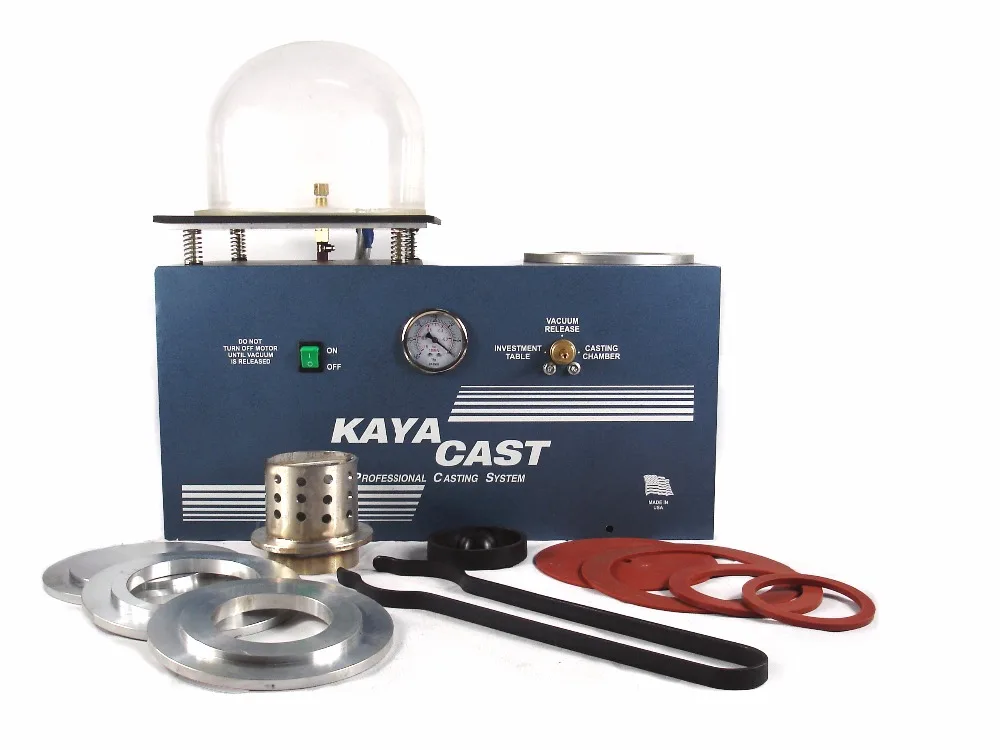 

KAYA Jewelry Casting Machine for Jewelry Gold Casting Equipment HH-CM01, Vacuum Investing & Casting Machine