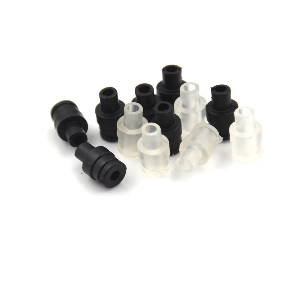 10Pcs Black/White Tail Socket Plug For Diameter 4mm Series 3.5mm Tail Hole Protective Filling Sleeve Tail Repair Applicable