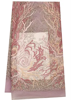

2015 Latest Design Multi-color French lace fabric for party High quality African net lace for fashion dress JN1-26