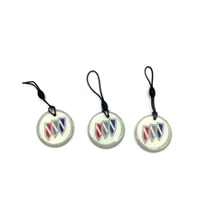 10 шт.) RFID T5577 125 кГц RFID брелок для ключей реплицируемый Водонепроницаемый RFID билетов брелок жетон кольцо близость карта