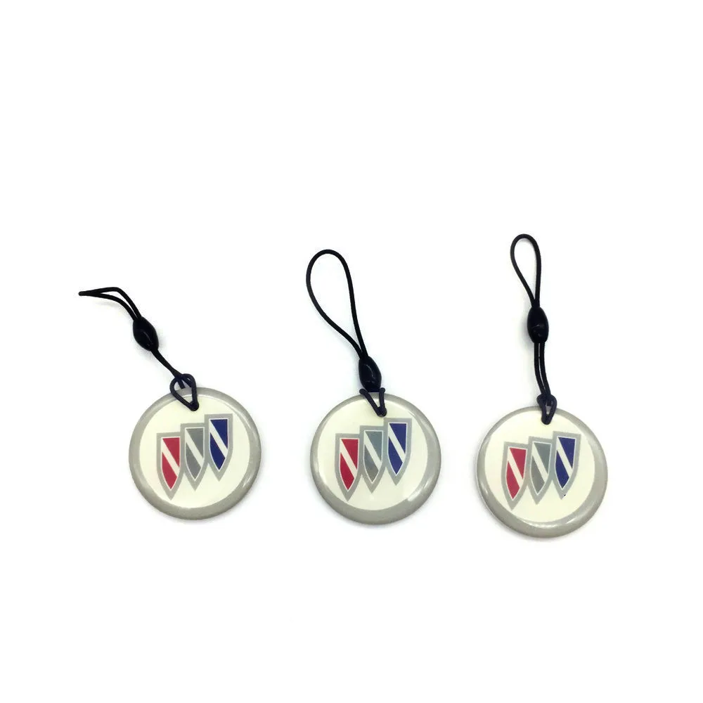 

(10pcs) RFID T5577 125KHz RFID Keyfob Tag Replicable Waterproof RFID tickets Key Fob Token Ring Proximity Card