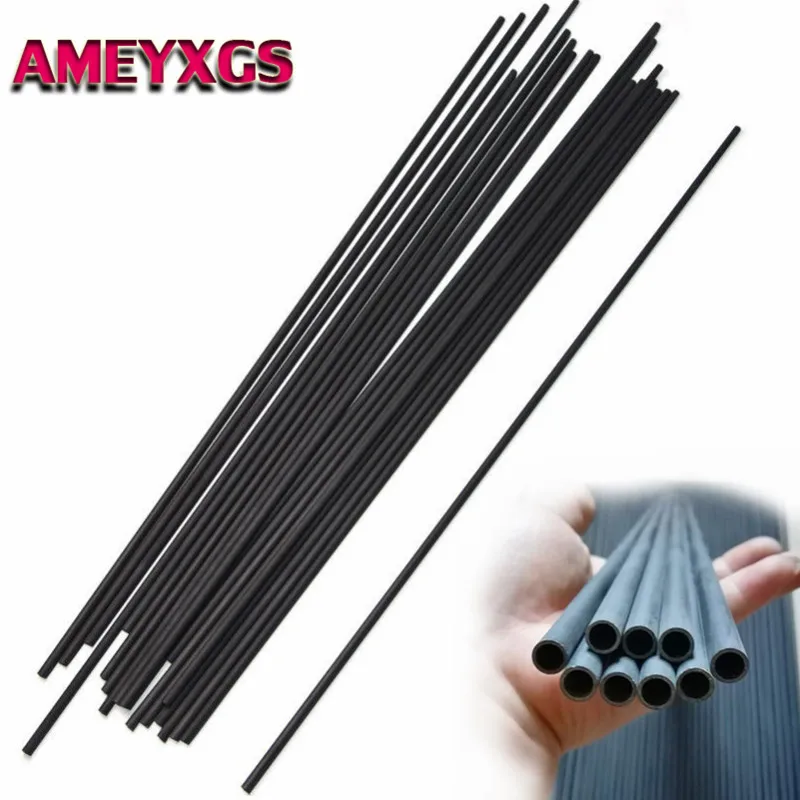 

6/12/24Pcs 30" Archery Pure Carbon Arrows Shaft SP400 ID6.2 DIY For Recurve Compound Bow Outdoor Hunting Shooting Accessories