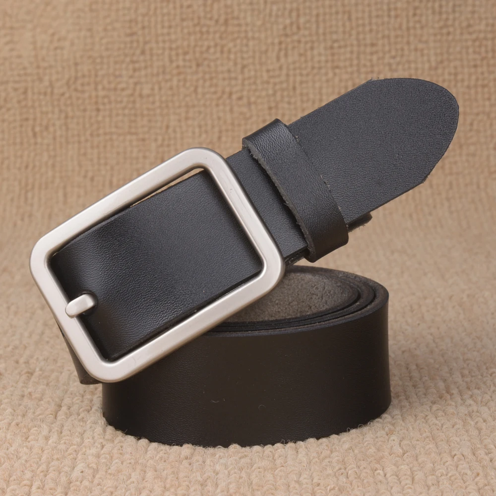Free Shipping Fashion Hot Sale Women cowhide Leather Belts Male Real