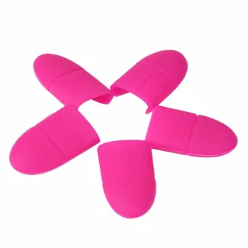 

20Pcs New Reusable Silicone Elastic Soak Off Cap Clip Manicure Nail Cleaner UV Gel Polish Remover Wrap Cleaning Varnish Tool