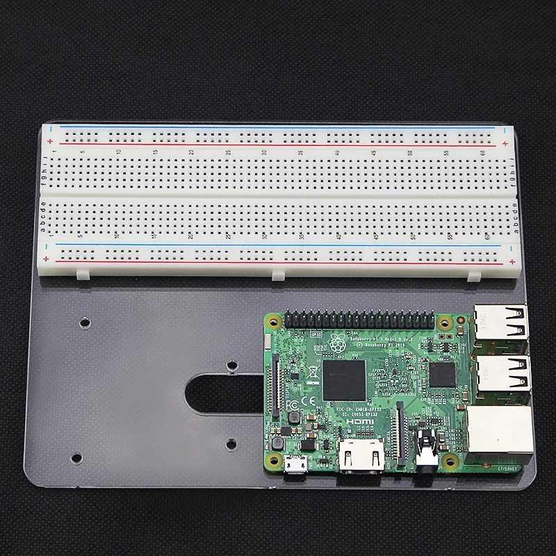 Raspberry Pi акриловая Монтажная платформа M102 доска для хлеба Экспериментальная доска Для MEGA 2560 | UNO R3 | Raspberry Pi 4 Модель B/3B+/3B