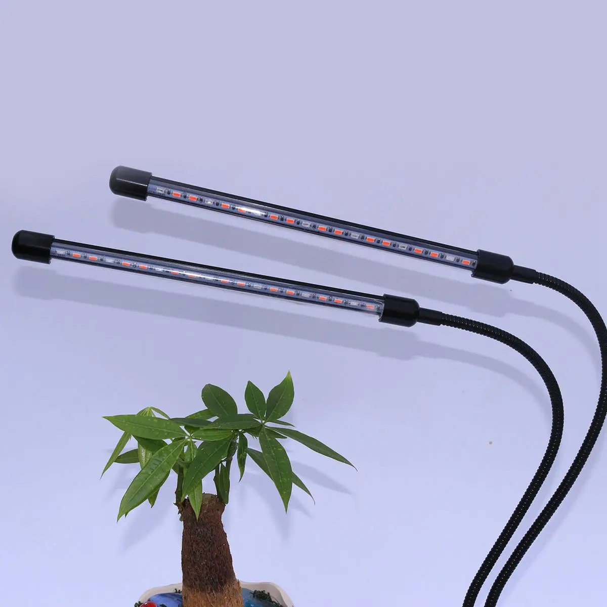 2018 обновленная 18 W Dual Head синхронизации светодиодный растет светильник 40 светодиодный фишки с красный/синий спектр для комнатных растений