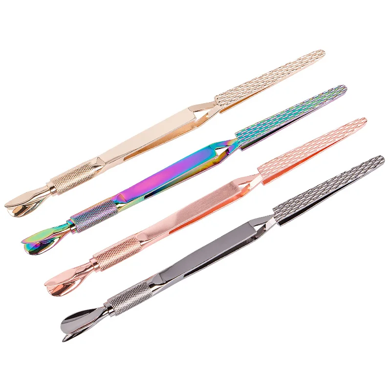 

1PC Dual-end Nail Art Multi-Function Shaping Clip Nipper Tweezers UV Poly Gel Extend Remover Polish Manicure Tool New Design