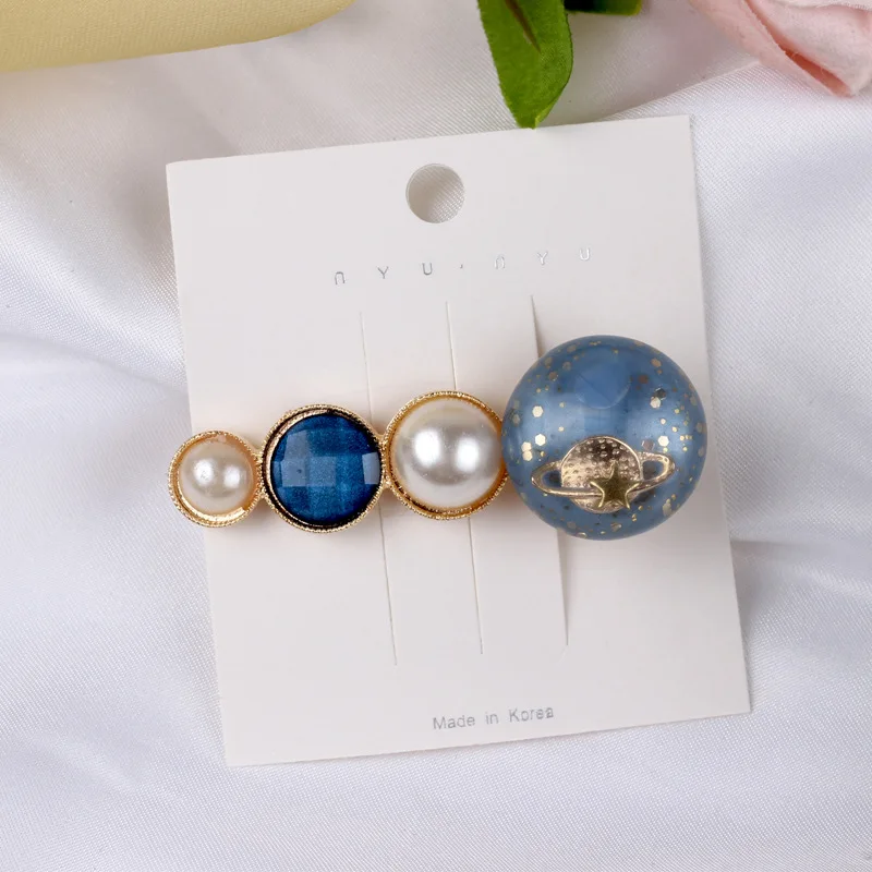 High Quality Acetate Hairpins Starry Sky Women Barrettes Hairband Hair Accessories For Girls Comb Pin Hair Clip Vintage Headwear (6)