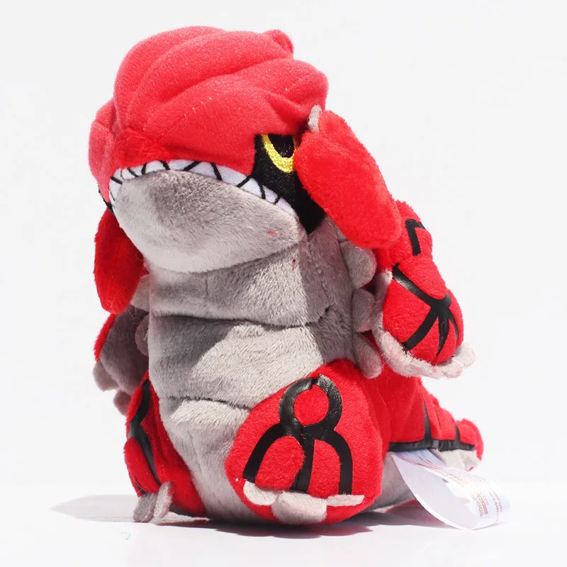 Q версия Groudon Мягкие плюшевые куклы Kawaii Groudon мягкие куклы 14 см игрушка