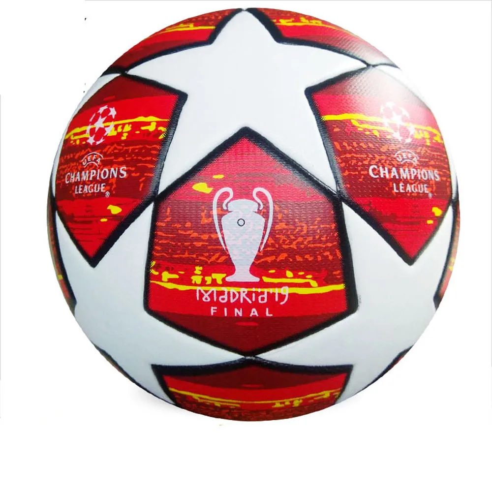 

2019 Professional League Match Football Size 5 Soccer Ball PU Football Ball Sports Training Ball voetbal futbol bola