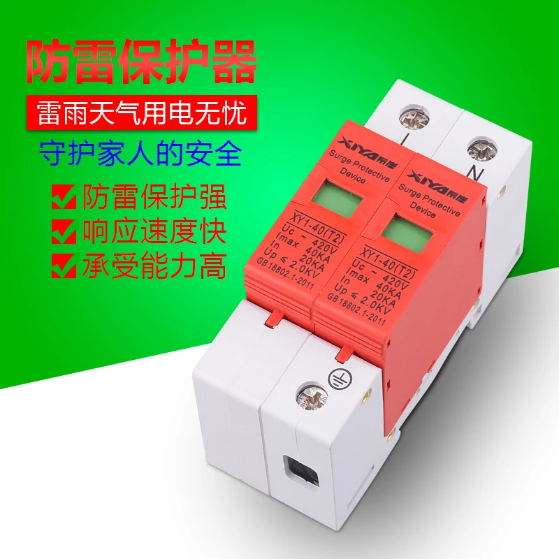 Surge Protector 2P Lightning Protection Device Surge Protector