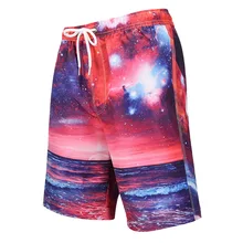 Мужские 3D принтованные забавные плавки быстросохнущая пляжная одежда спортивные беговые плавки шорты сетчатая подкладка