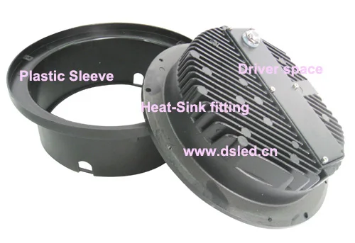 Heat -Sink structure Round back-view