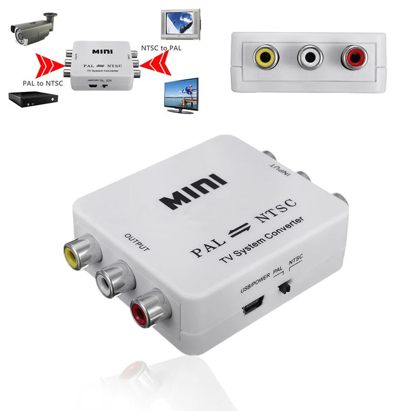 Мини-преобразователь PAL в NTSC или bi-directional двойного способ ТВ формат видео Системы