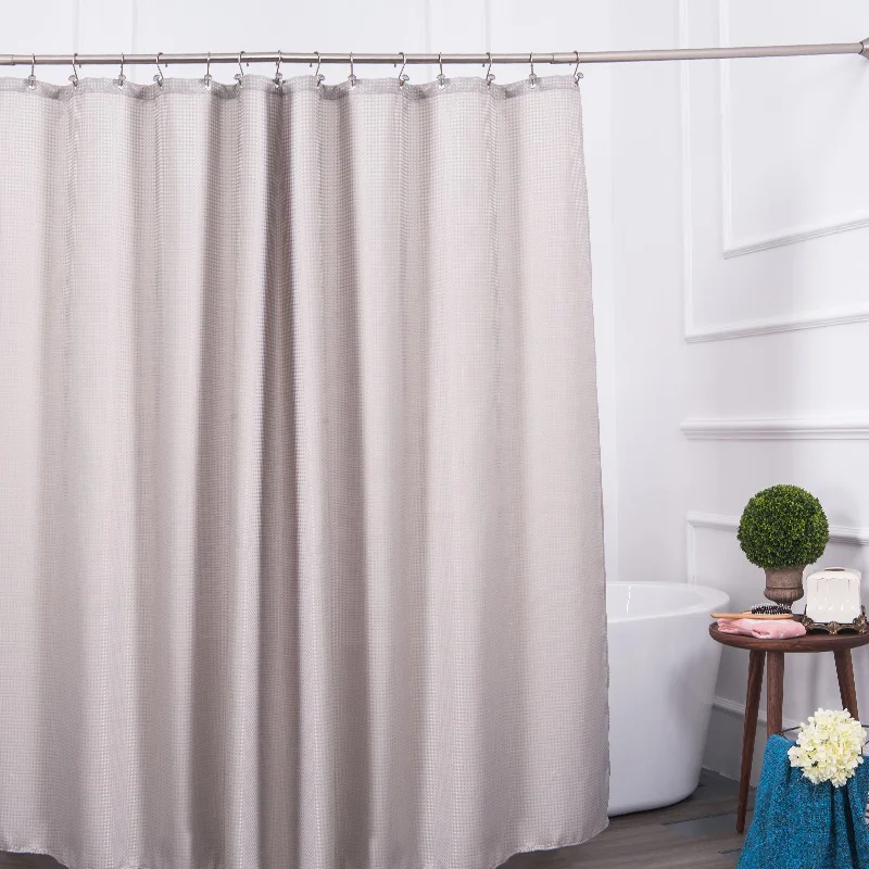 aimjerry eco friendly grigio tessuto impermeabile bagno vasca da bagno tenda della doccia trasparente la