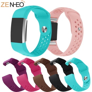 

Smart Accessories For Fitbit Charge 2 Band Colorful Strap Replace Watch Straps For Fitbit Charge 2 Sports Silicone Band Bracelet