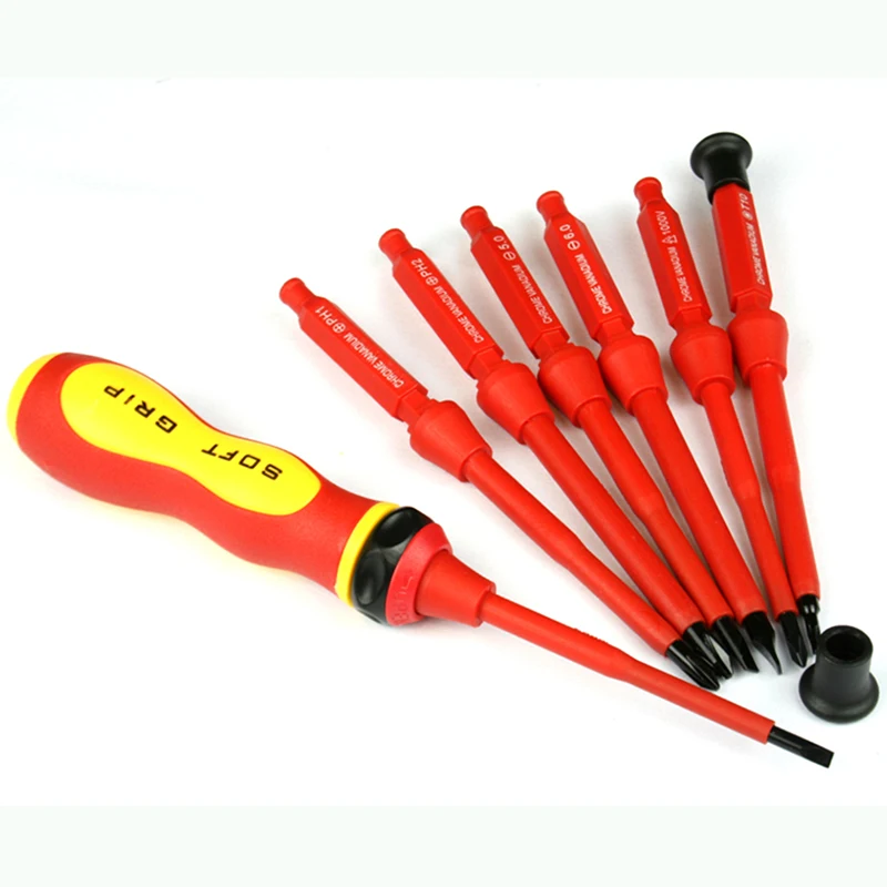 8 In 1 Insulation Screwdriver Set Chrome Vanadium Multi Function 1000v