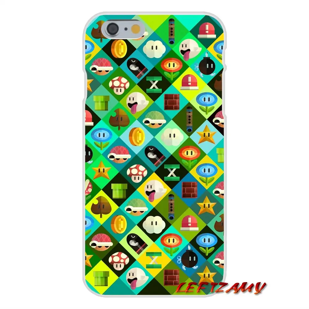 Забавные Супер Марио Bros грибы для iPhone X XR XS MAX 4 4s 5 5S 5C SE 6 S 7 8 Plus Аксессуары чехлы