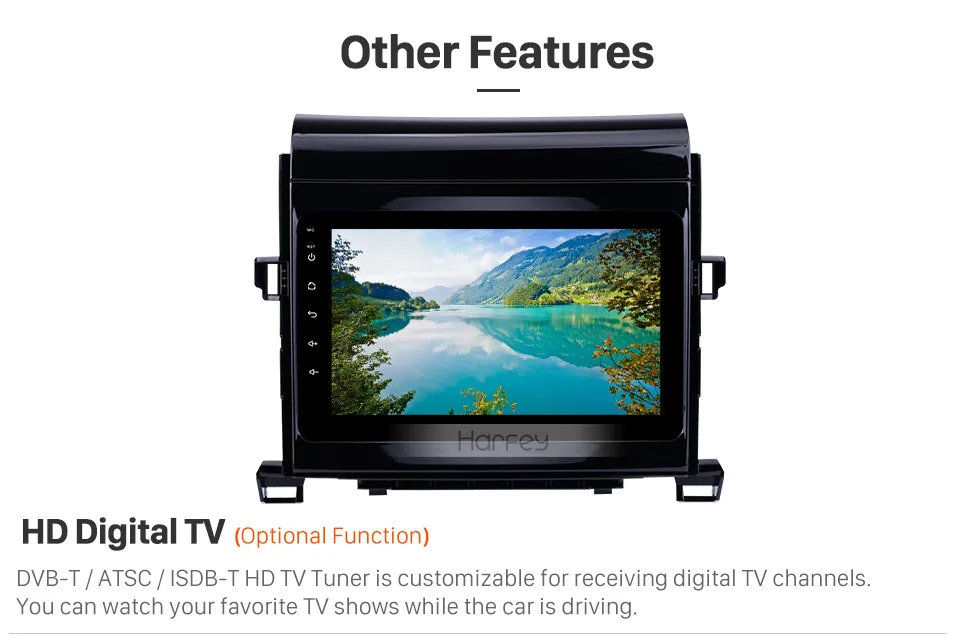 Excellent Harfey 2Din Android 8.1 For Toyota Vellfire ANH20 Ford Focus Exi AT 2004-2011 Multimedia radio player GPS NAVIGATION 19