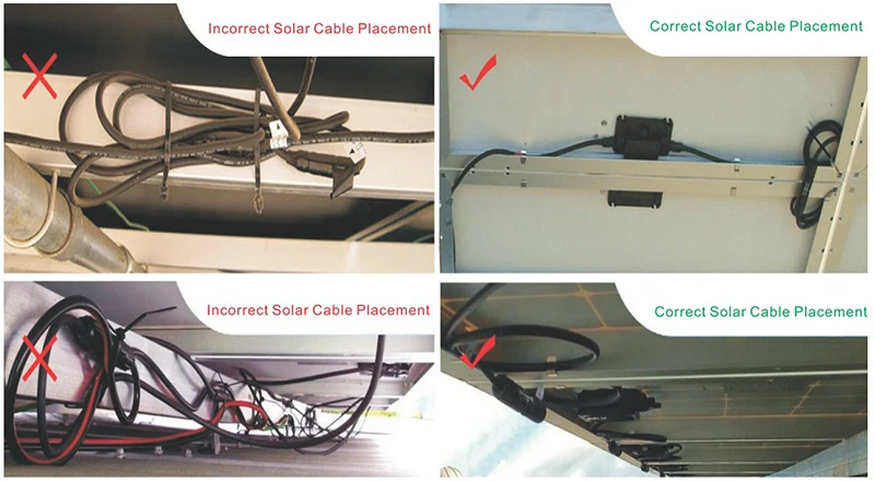 Braçadeira de Cabo Grampos de Cabo de Energia Pec de Aço Fotovoltaica para 10wag Fio de Cabo de Energia Inoxidável Solar Fotovoltaica 500 12awg 5 Cabo Grampos de Cabo de Energia Solar