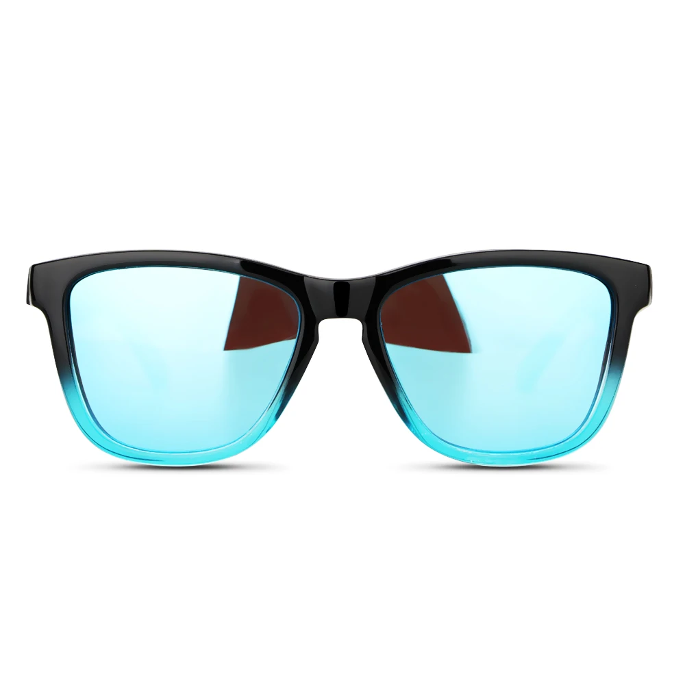 Автомобильные поляризованные водительские очки с защитой от ультрафиолета, стильные солнцезащитные очки для вождения мотоцикла, антибликовые очки для спорта на открытом воздухе, велосипедные очки - Название цвета: Синий