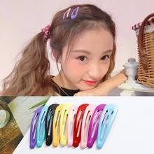10 шт. разноцветные волосы заколки для волос заколки BB заколки для волос цветные металлические заколки для маленьких детей женские стильные аксессуары для девочек
