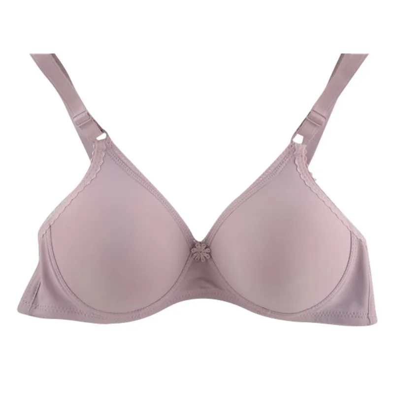 

Women Sexy Deep V Bras Lady No Rims Adjustable Push Up Bra Smooth Thin Section Seamless Brassiere Padded Bra 34-40 Cup B