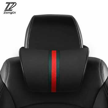 

ZD 1pcs For Ford Focus 2 3 Fiesta Mondeo Ranger Kuga Seat Leon Ibiza Altea Lexus Car Neck pillow Three primary colors Headrest